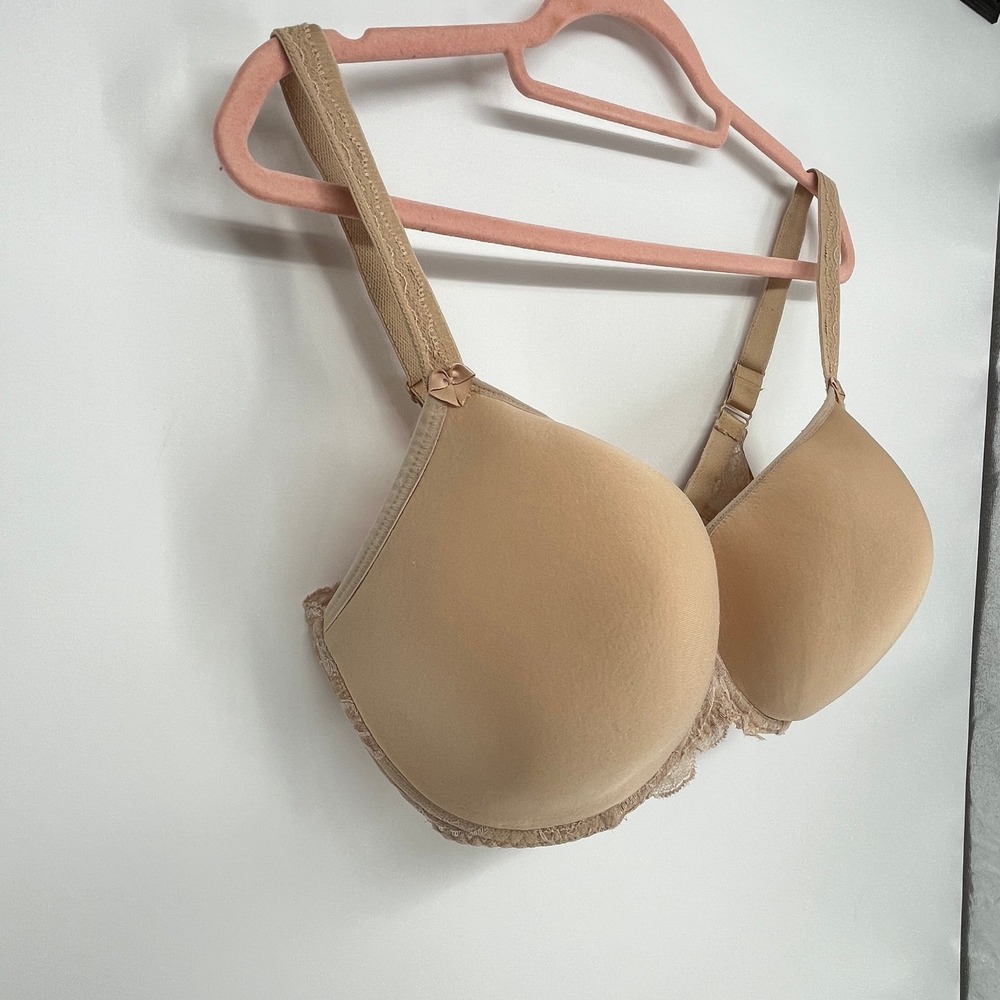 Fantasie Rebecca Lace Spacer T-Shirt Bra Sand Nude Underwire 34G UK 34I US - Picture 7 of 14